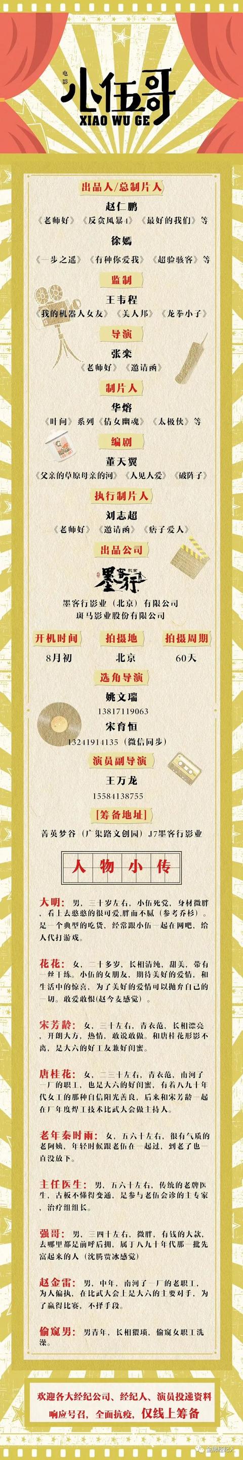 铿锵一族|今日组讯丨青春偶像剧《眼里余光都是你》、年代励志剧《九月火车》、院线电影《幸福贩卖机》等