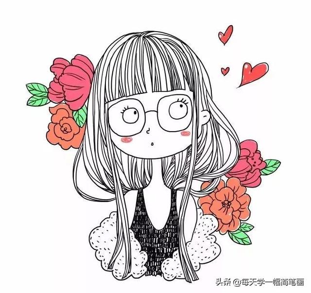 超级宝妈▲这么多可爱的小女孩每一个都很爱啊快收藏了慢慢画