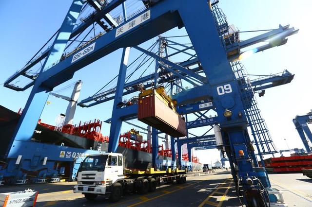 天津港|天津港开通2021年首条“一带一路”直航新航线