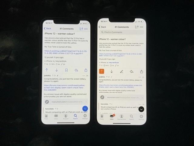 你的iPhone 12屏幕偏黄吗 还没买的要格外注意