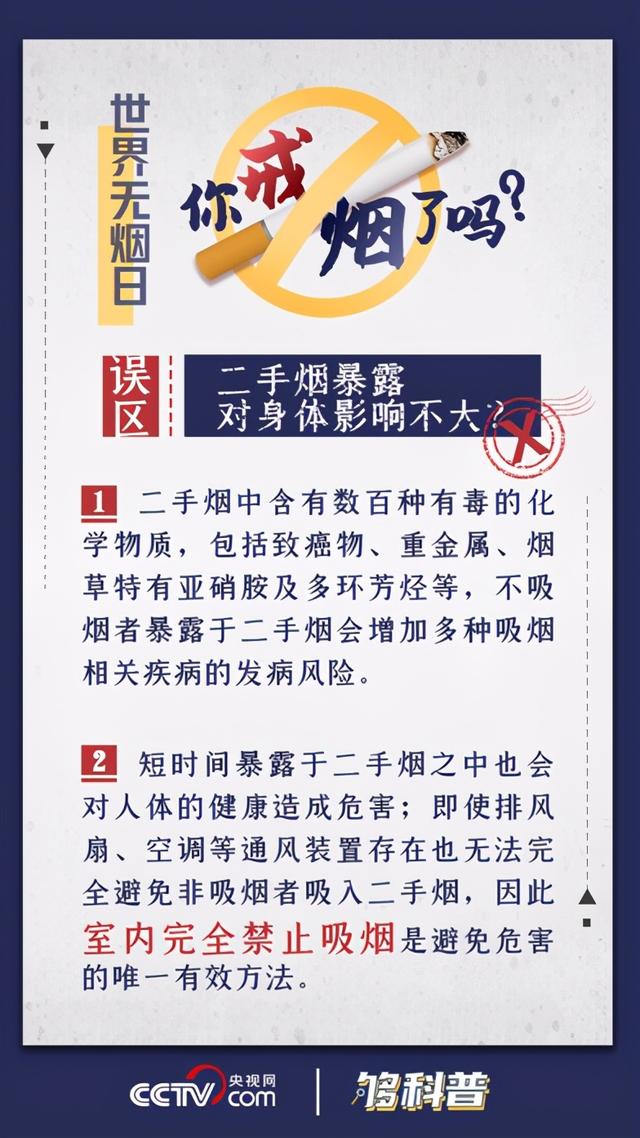 吸烟|「够科普」二手烟对身体影响不大？这三个数据秒懂真相