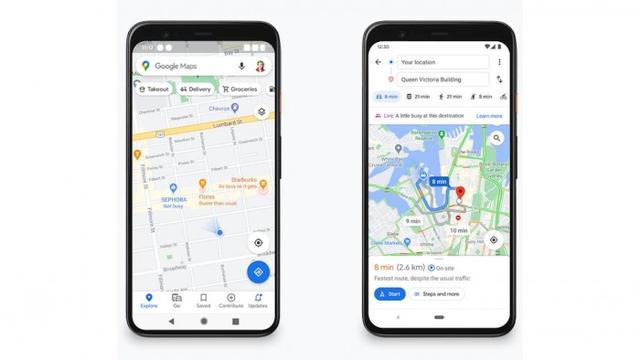 谷歌地图将开始显示商业和繁忙信息以助用户应对新冠特殊时期
