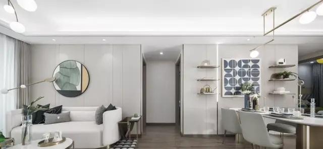 96平米的二居室，质感与时尚并存的北欧风装修