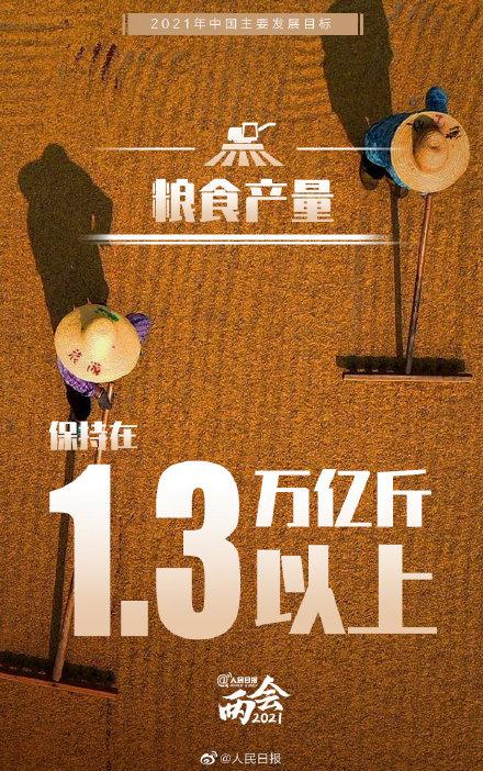 转存！一组图了解2021年中国主要发展目标