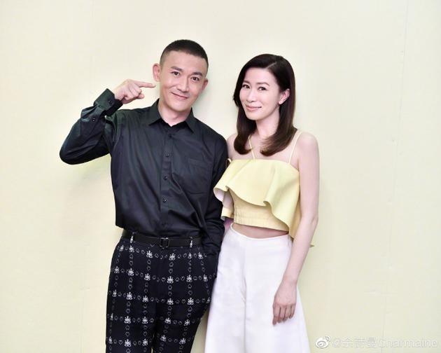 对你宣说|帝后合体！佘诗曼与聂远久违相见同框灿笑超亲密