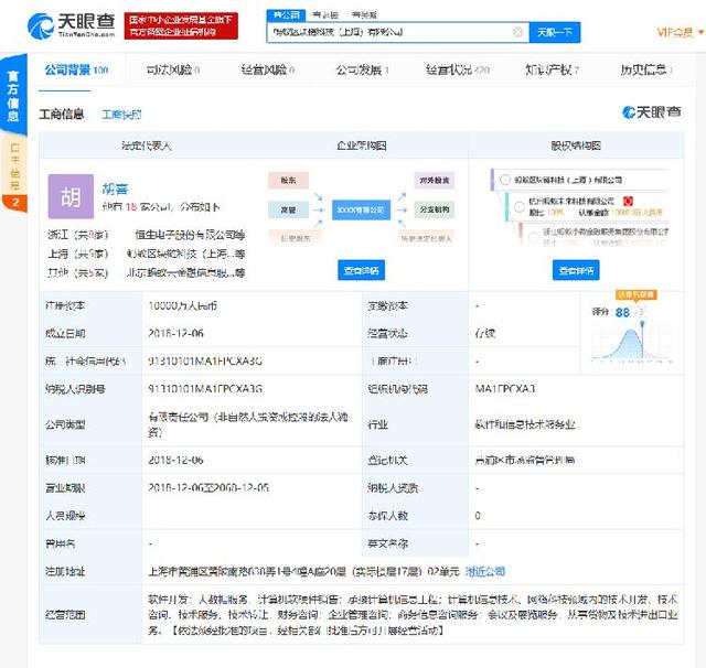 上游新闻@阿里集团CTO程立卸任蚂蚁金服旗下公司法定代表人、执行董事