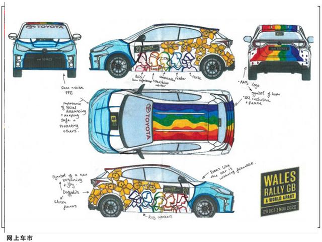 丰田GR雅力士推出特别版！彩虹车顶+形象喷绘 搭1.6T匹配四驱系统