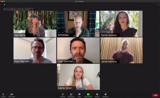 小熊软铺|《X战警》主演线上重聚“死侍”乱入气氛欢乐