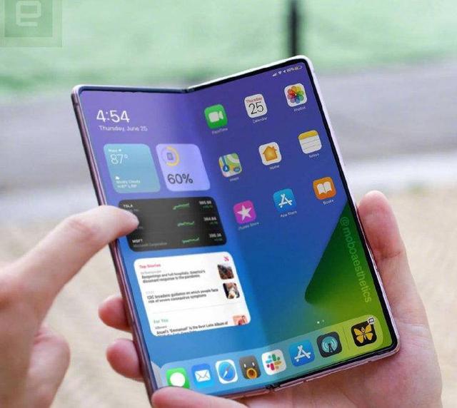 iPhone也有折叠款？可折叠苹果手机曝光，两款设计随你选择