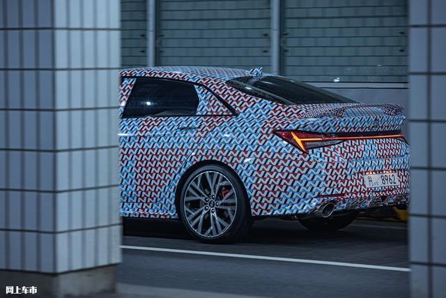 现代全新伊兰特N预告图发布！搭2.0T+7速双离合，底盘升级