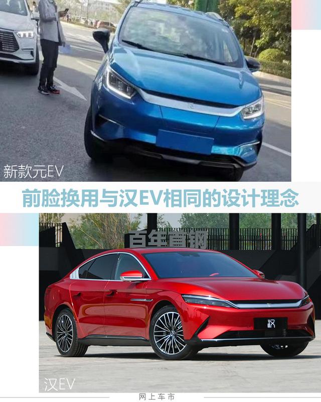 比亚迪新款元EV实车，换汉EV同款前脸真精致，售价可能会便宜