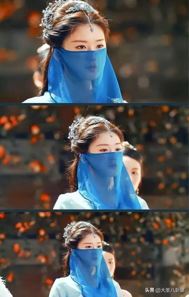 多拉不懂A梦|《仙剑》中紫萱戴面纱是美，赵露思也戴面纱，那完全就是倾国倾城