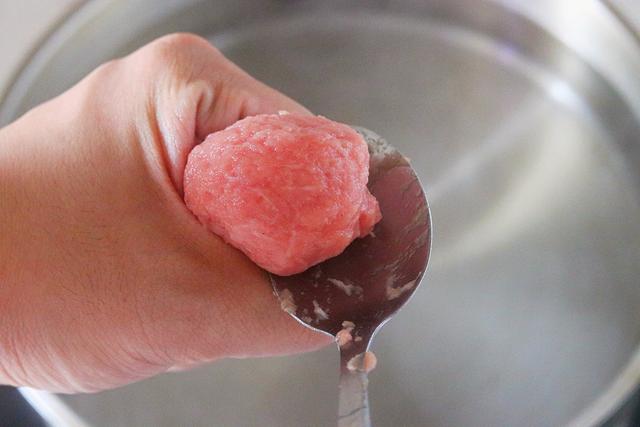 番茄牛肉丸，补气开胃特下饭，一次做一大碗不够吃，孩子吵着要