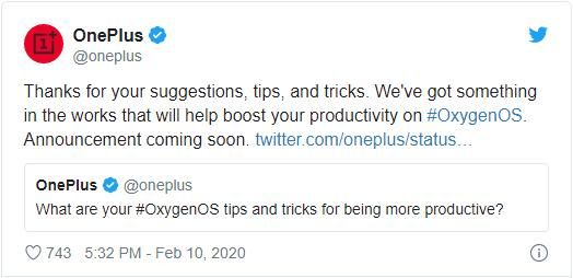 「太平洋电脑网」一加或为OnePlus 8系列智能机引入OxygenOS