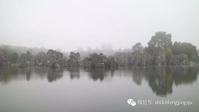 「趣旅游」【雾雪霜华】石林湖的白雾凉波