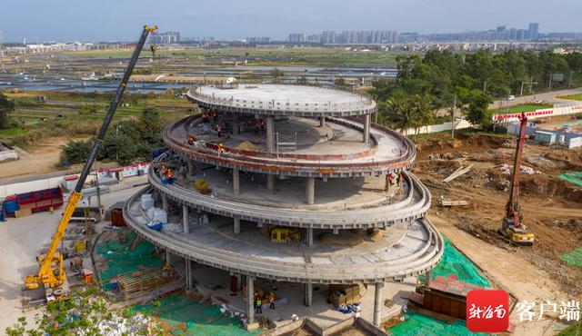 产业园|组图丨海南未来产业园一期项目建设高质量高标准推进