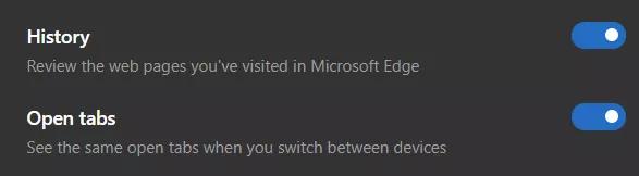 微软Edge历史和标签同步功能正式开始推出