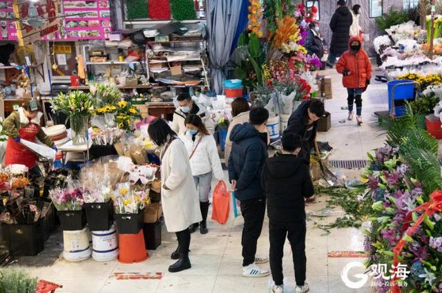 新年新光景，青岛花卉市场逐渐升温