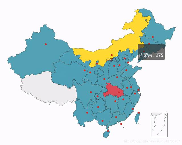 Python8行代码绘制疫情地图