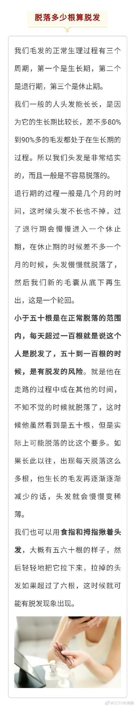 脱发|2.5亿人的困扰！记住这6点帮你拯救