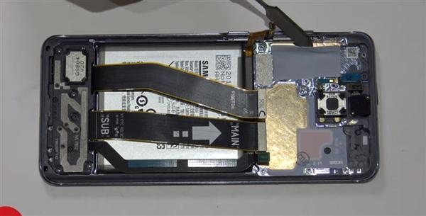 #环球网#三星Galaxy S20视频拆解：设计规整、电池/前摄更换难度高