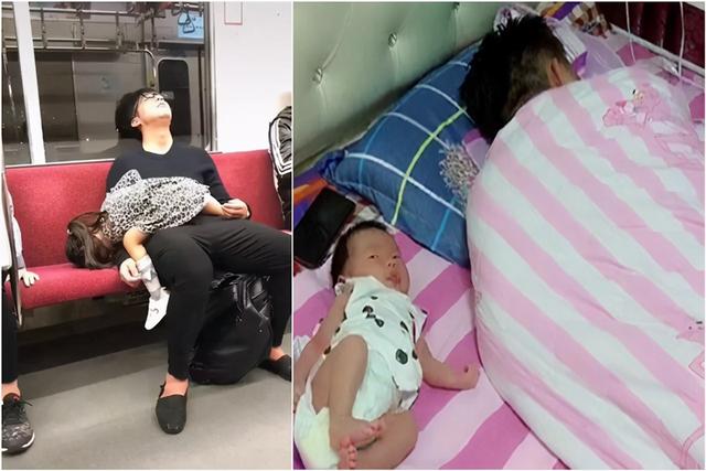 “没心没肺”爸爸火了，陪娃吊水却霸占病床睡觉，娃：这爹能换吗