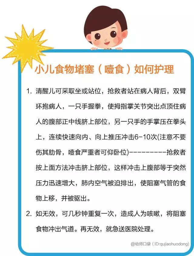 超级宝妈|幼儿出现意外该怎么紧急处理？幼师们收藏了