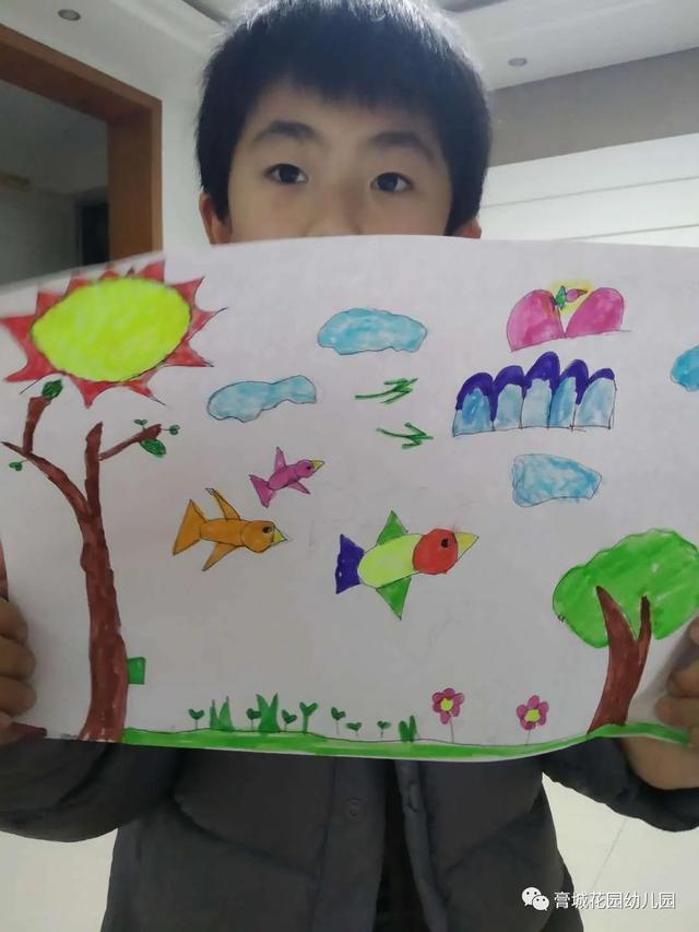 你的育儿经▲“童心绘春天”膏城花园幼儿园“送知识”正在进行
