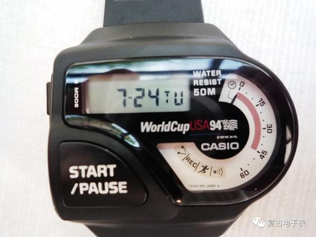 94世界杯版另类双显手表—CASIO swc04/wm11