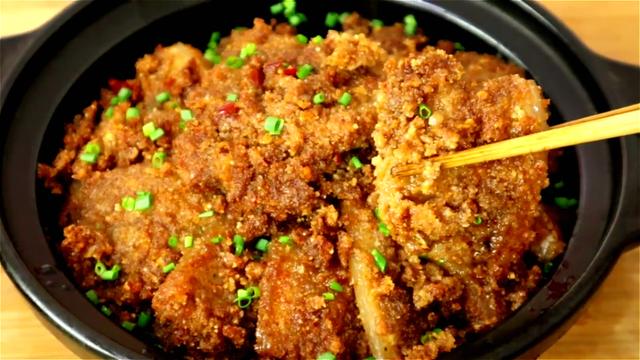家常粉蒸肉，这样做真好吃，入口软糯，香味扑鼻，一点也不油腻