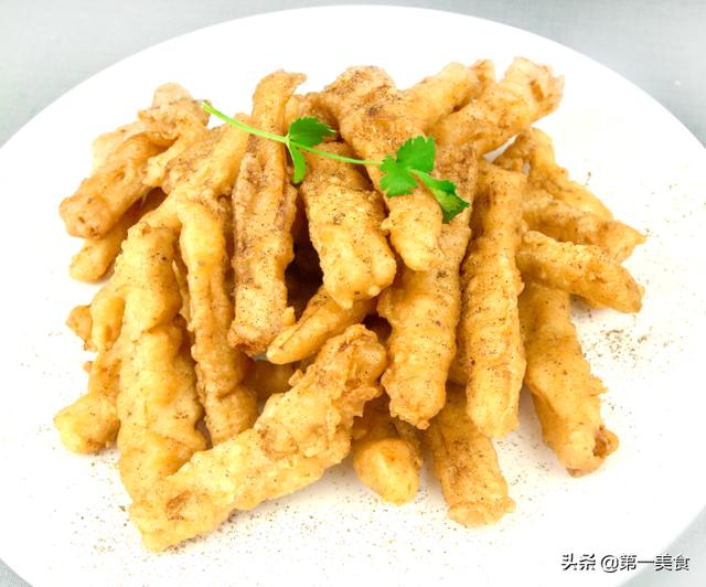 干炒黄焖都不行！炸杏鲍菇，简单酥脆又好吃，大鱼大肉不如它