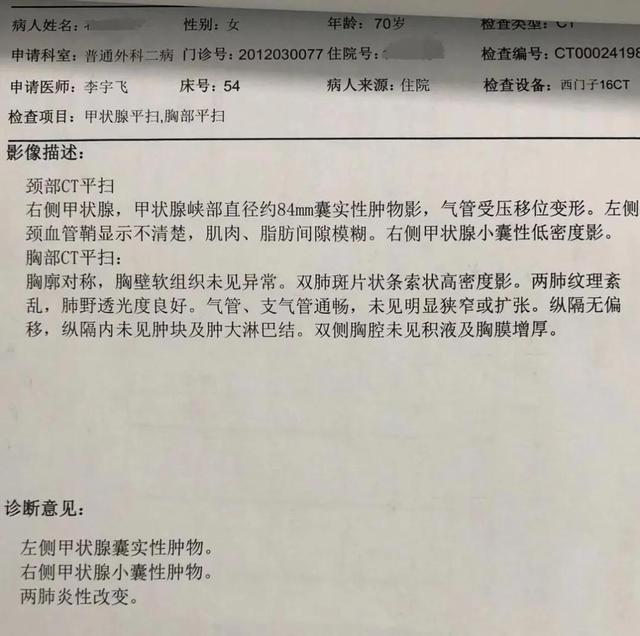 南阳医专一附院完成一例罕见巨大甲状腺肿瘤手术