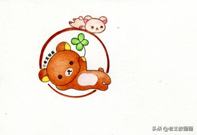 「你的育儿经」简笔画小熊，6步就可以学会，给孩子收藏