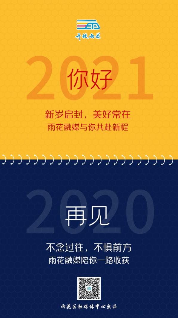 2020，再见！ 2021，你好！