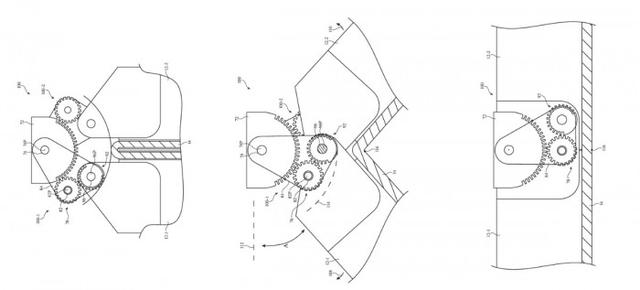 苹果新专利揭示可折叠的iPhone 以齿轮式铰链向内或向外折叠