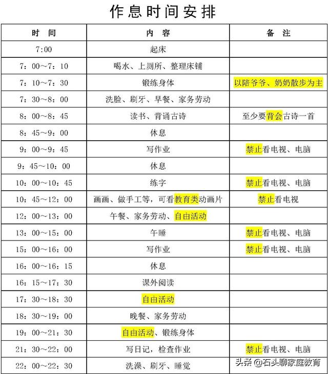 『超级宝妈』疫情期间，如何和孩子制定一份合理的作息时间表