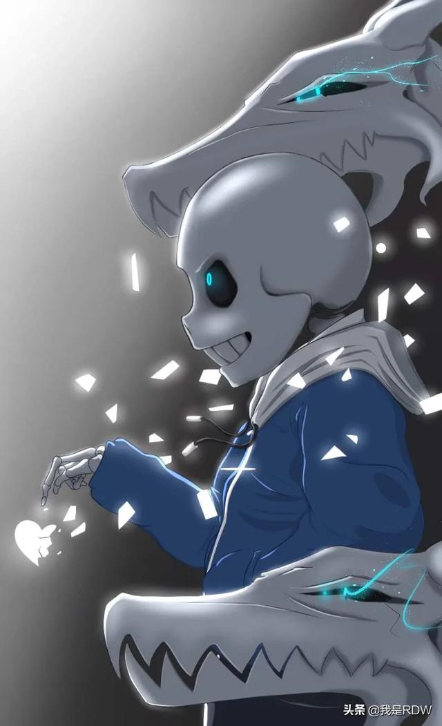 传说之下sans图片绘画,传说之下错误sans图片 传说之下(undertale)超级骷髅——sans图片