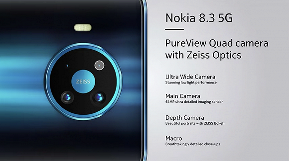 #太平洋电脑网#诺基亚发布首款5G手机Nokia 8.3,复刻经典功能机5310