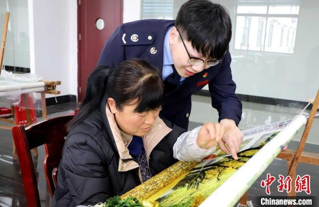 乱针绣|税收助力民间传统艺术走上发展“快车道”