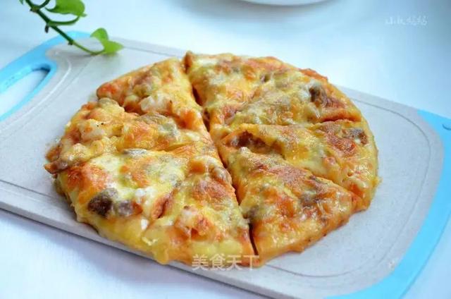 自制家庭版披萨，真材实料，好吃又健康！一点不比餐厅卖的差