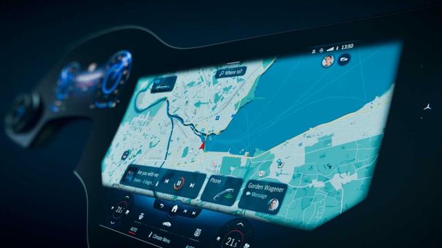 奔驰MBUX Hyperscreen系统发布 极具未来感