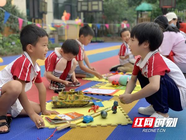 红网|多彩活动欢度六一 新时代萌娃与你“童”乐
