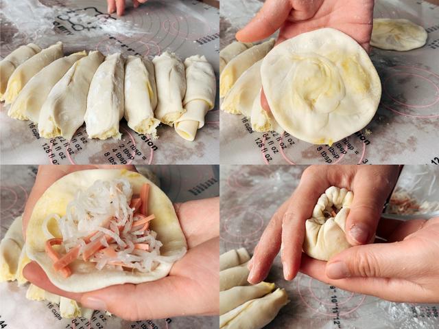 早餐又有新花样了！萝卜丝酥饼，松软可口，酥到掉渣吃时得用手接