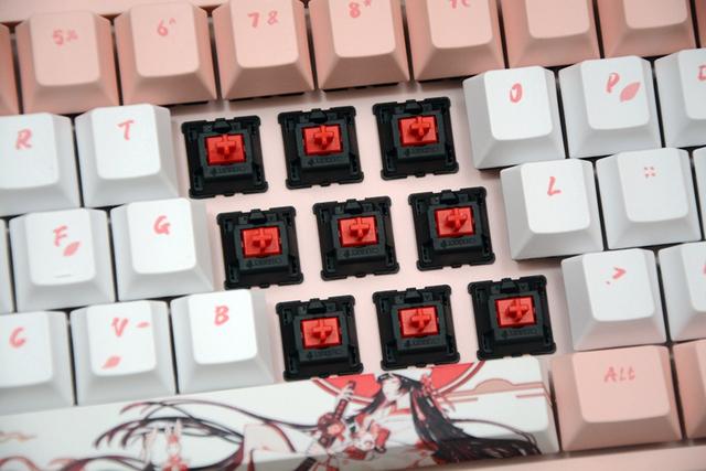 开啤酒小姐姐同款面具，ikbc白无垢樱花机械键盘开箱体验