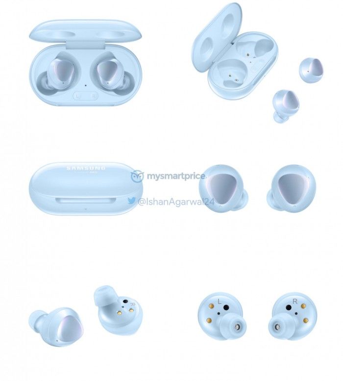 『太平洋电脑网』Galaxy Buds+最新渲染图 显示耳塞有三种外观颜色