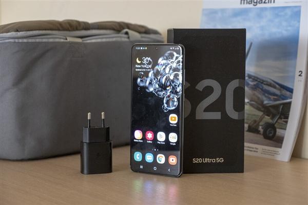 环球网■三星Galaxy S20 Ultra优化到位：25W充满5000mAh用时59分钟