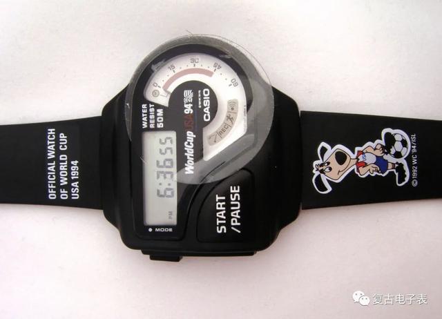 94世界杯版另类双显手表—CASIO swc04/wm11