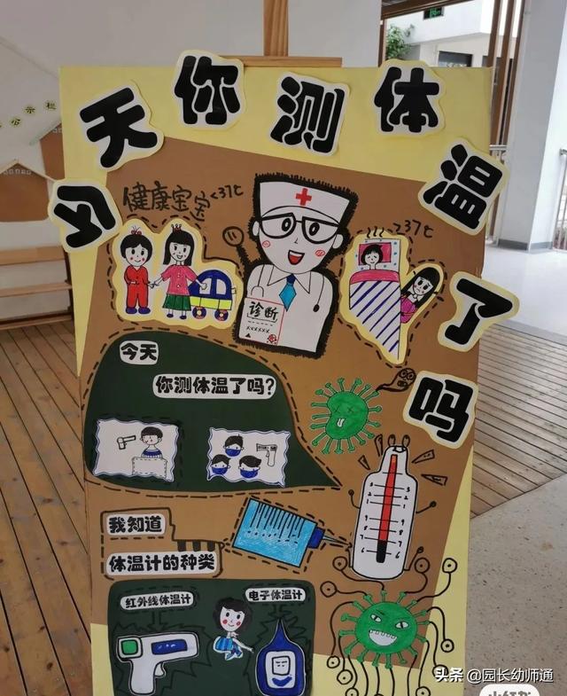 「超级宝妈」最新，幼儿园新冠疫情防控主题环创，看过的幼师都收藏了