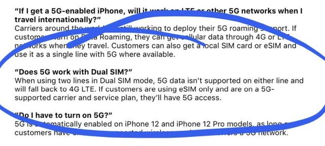 双卡|iPhone 12暂时不支持双卡5G：后续计划通过软件开启