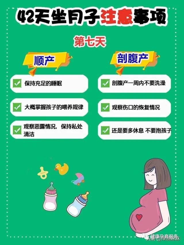 超级宝妈|康科普 | 超详细最全坐月子42天日程表，孕妈一定要收藏好